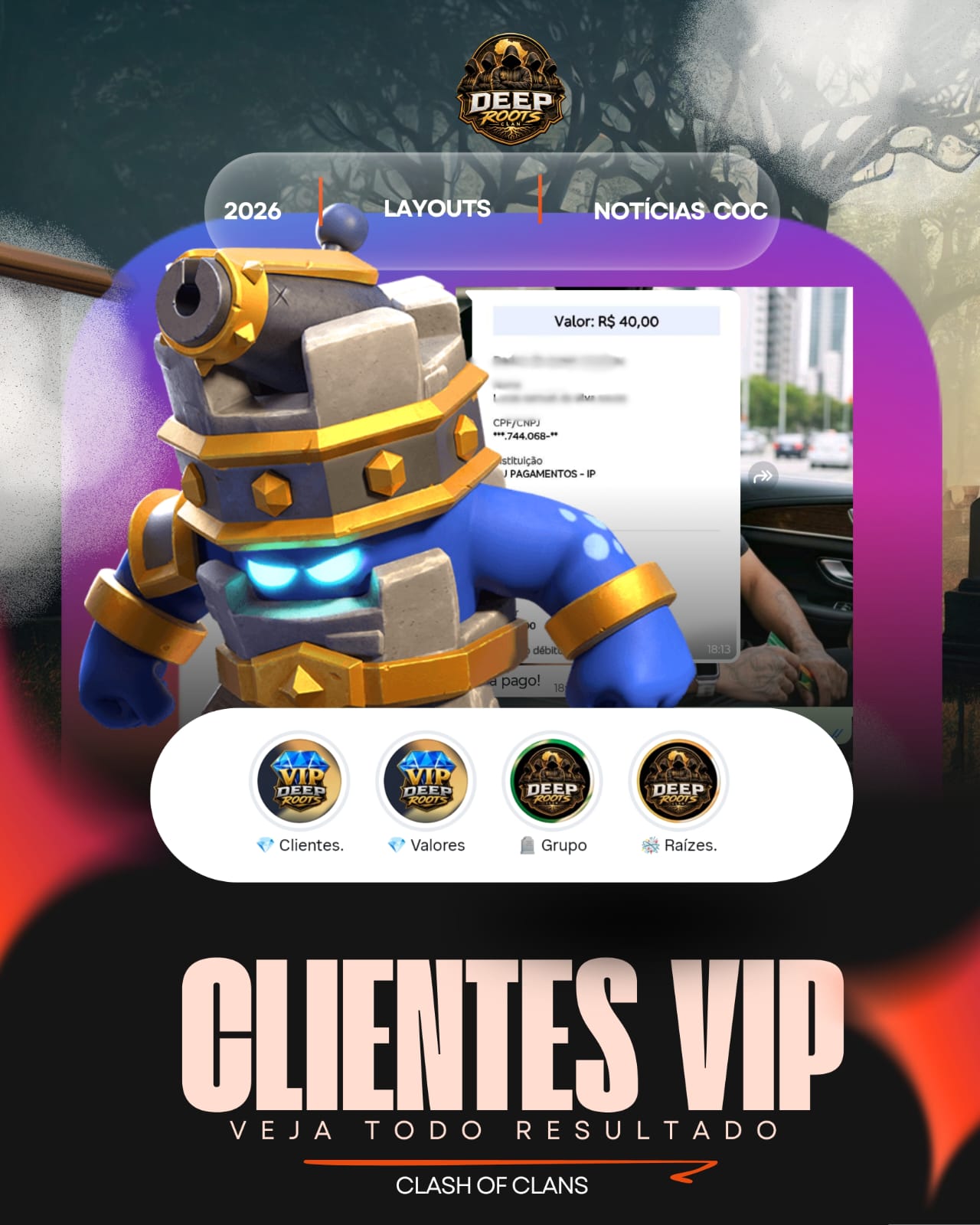 Feedback de cliente: pagamento confirmado